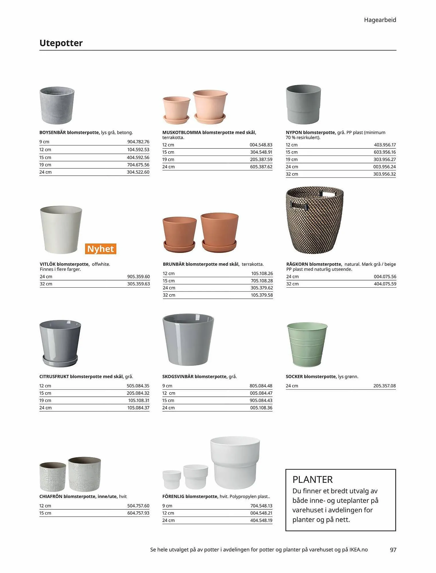 IKEA Kundeavis fra 5. mai til 31. august 2023 - kundeavisside 97