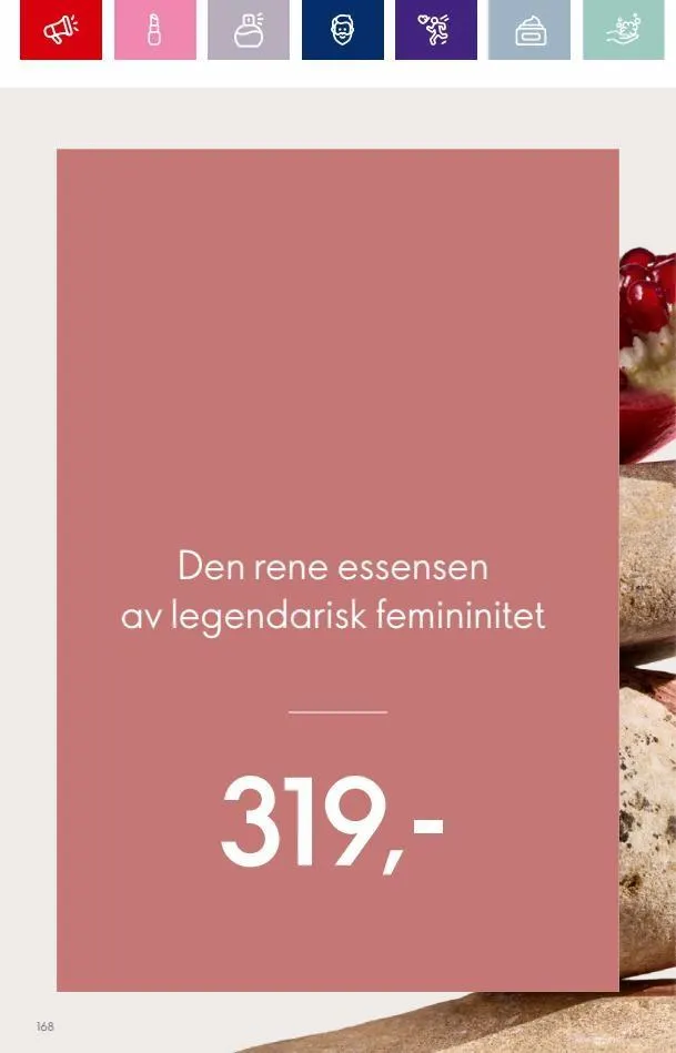 Oriflame kundeavis til 12.09.2023 fra 31. august til 12. september 2023 - kundeavisside 168
