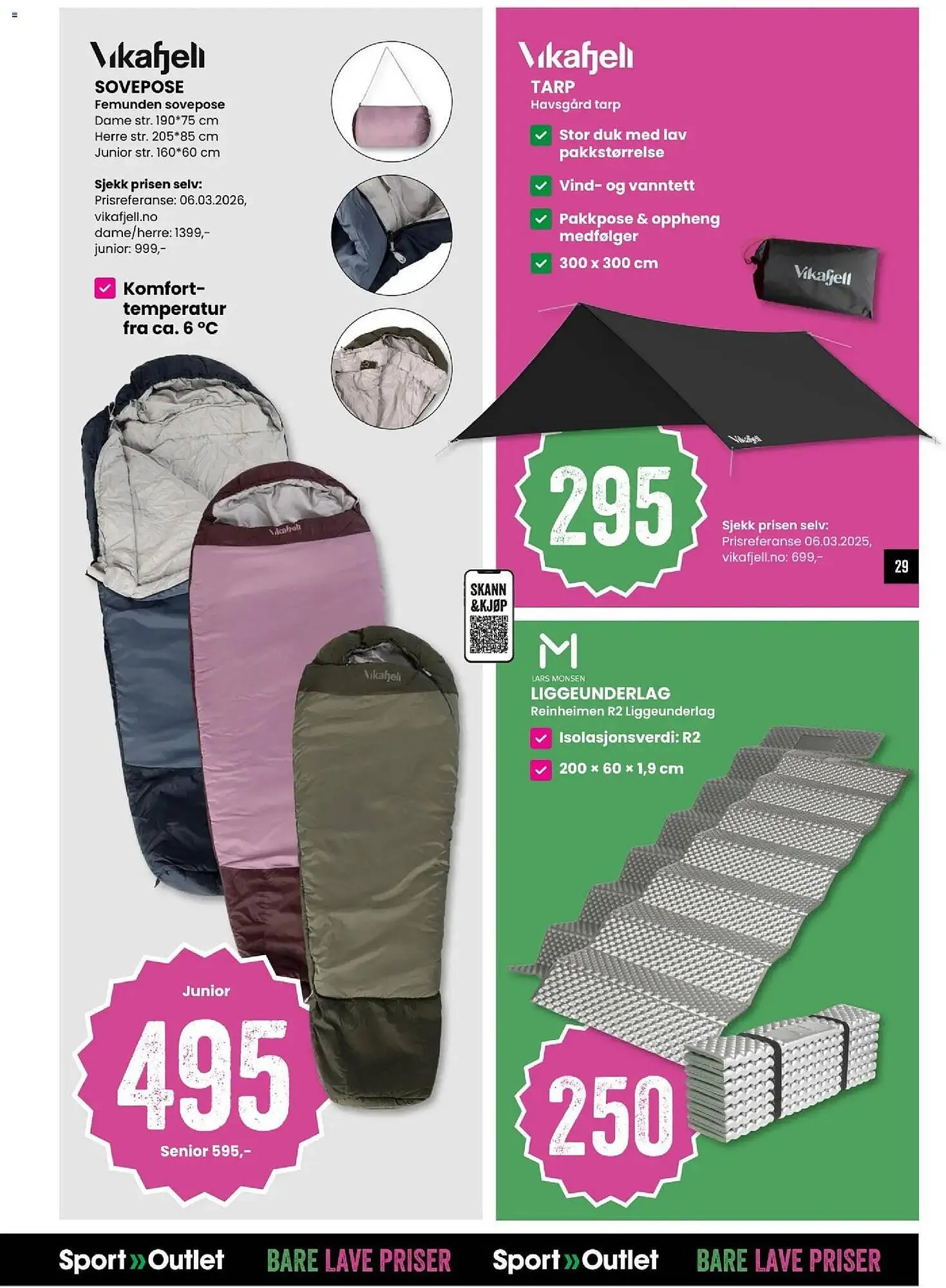 Sport Outlet kundeavis fra 24. mars til 6. april 2026 - kundeavisside 29