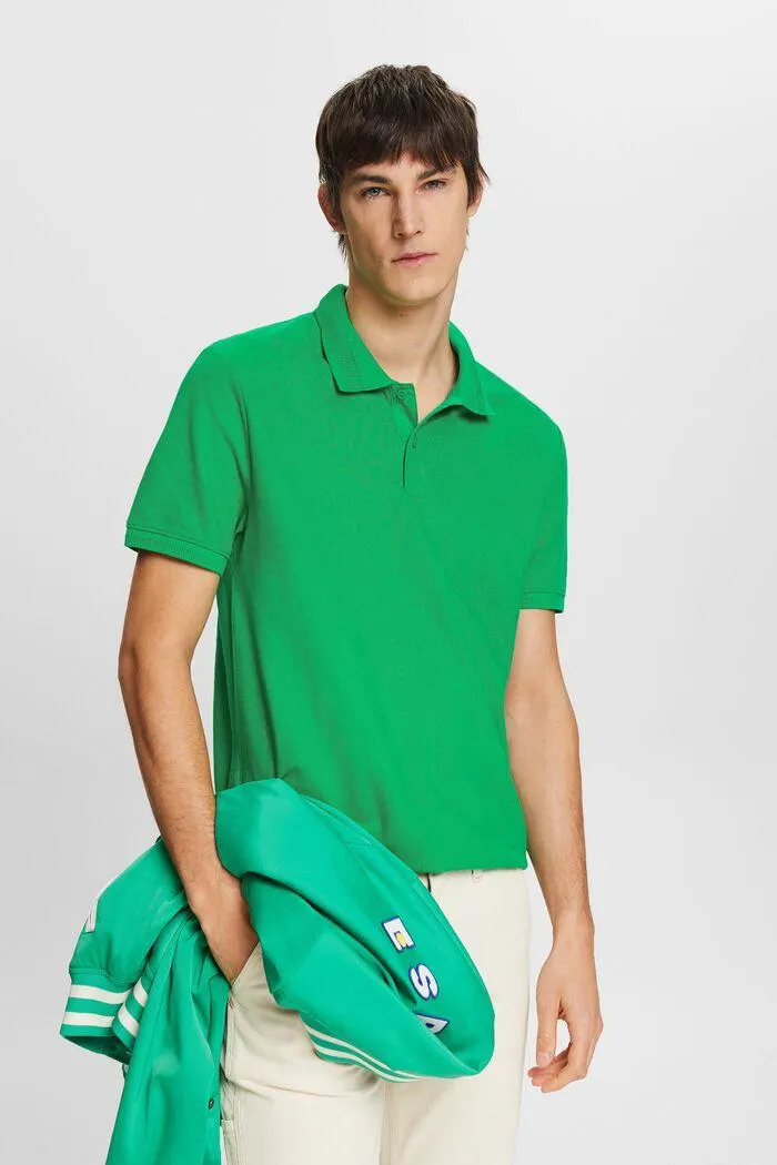 Polo de piqué de algodón pima