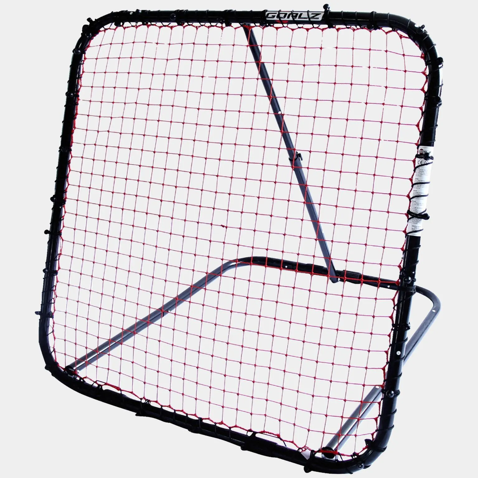 Football Rebounder Trainer 124 x 124 cm, rebounder - Svart