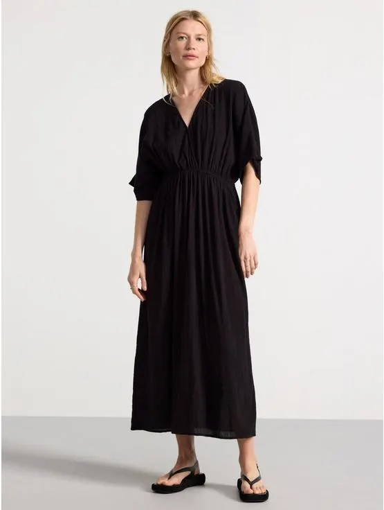 Strukturert maxikjole