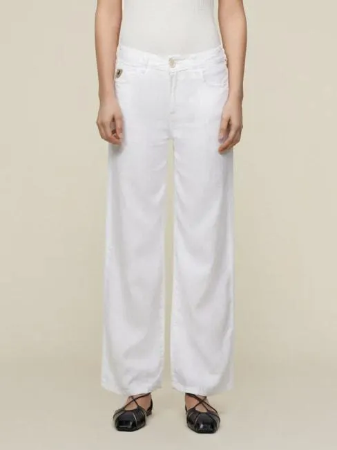 Culotte Linen Colour White
