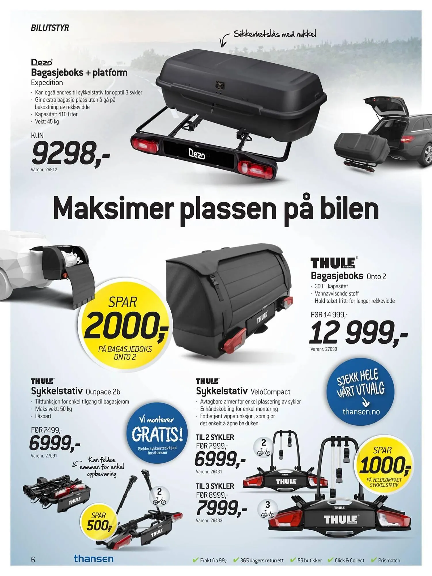 Thansen kundeavis fra 1. mars til 31. mars 2026 - kundeavisside 6