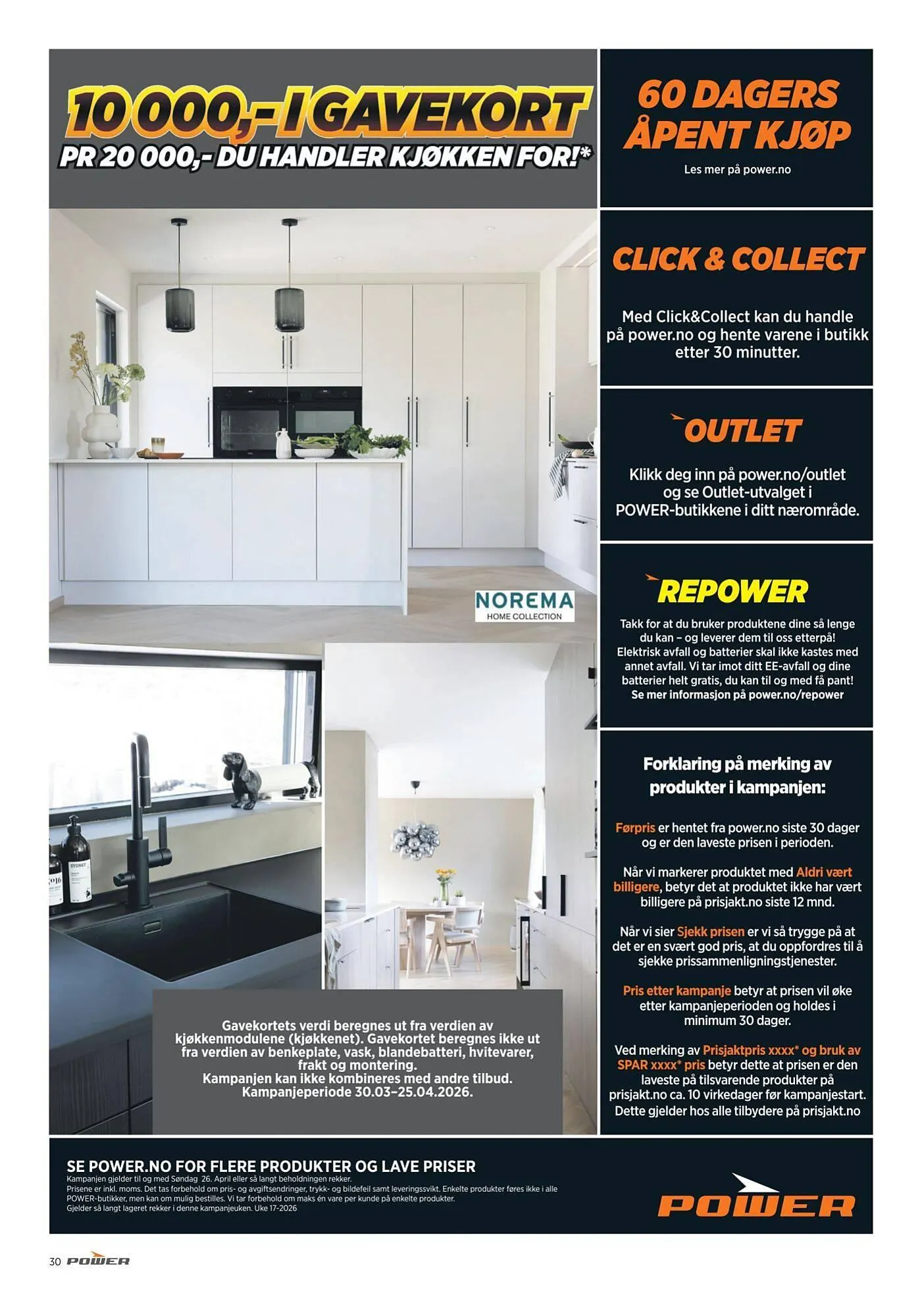 POWER kundeavis fra 20. april til 27. april 2026 - kundeavisside 30