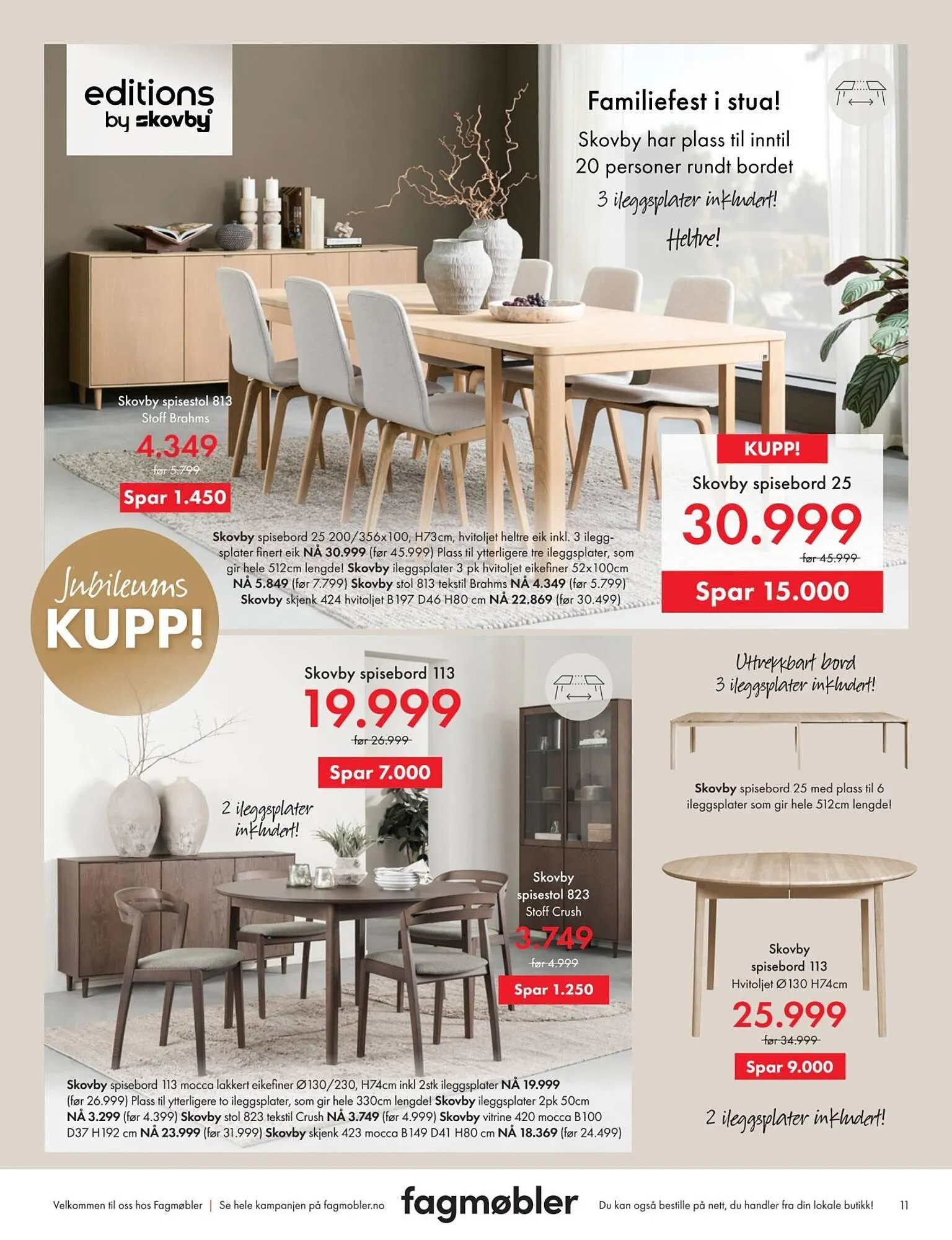 Fagmøbler kundeavis fra 1. april til 1. mai 2026 - kundeavisside 11