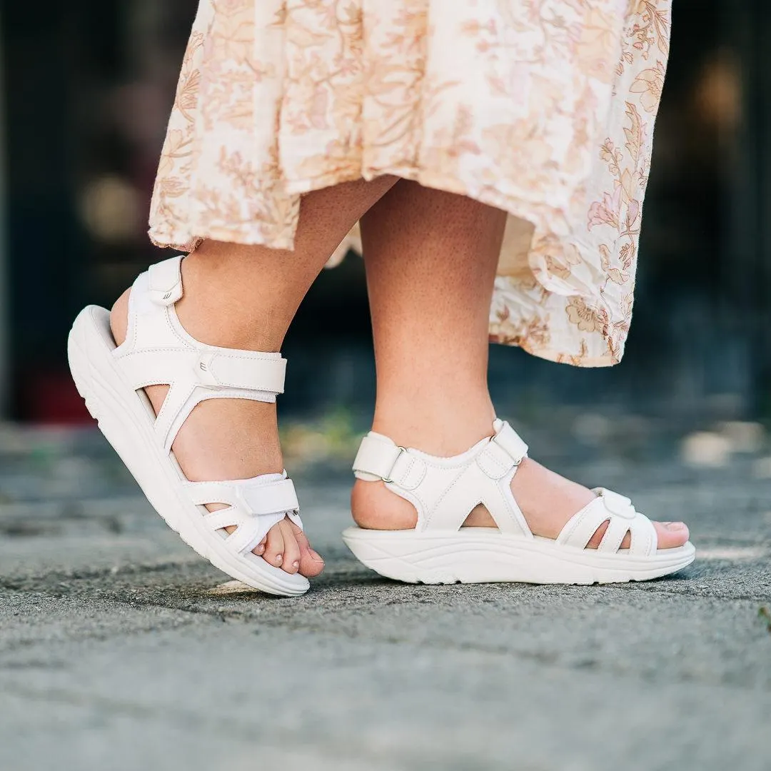 Grete Waitz WEB-rullesandal med unike dempeegenskaper, hvit, dame