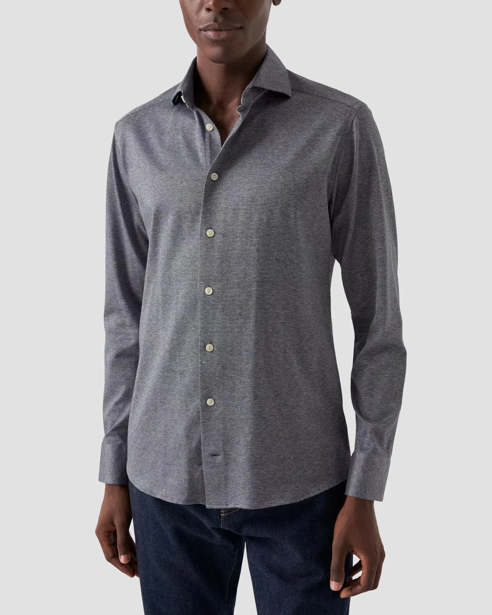 Navy King Knit Shirt