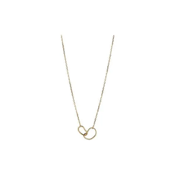 Halskjede Organic Double Circle