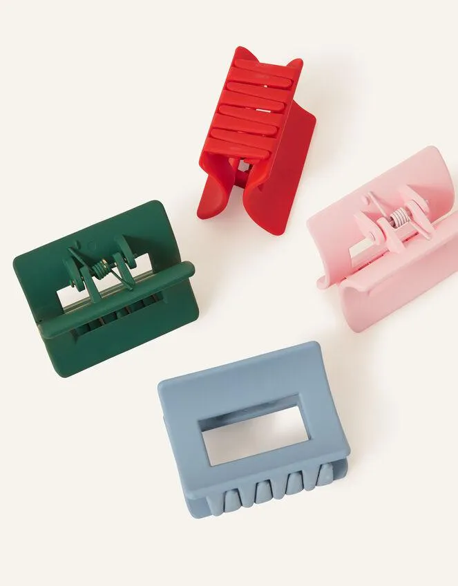 Matt Square Claw Clips 4 Pack