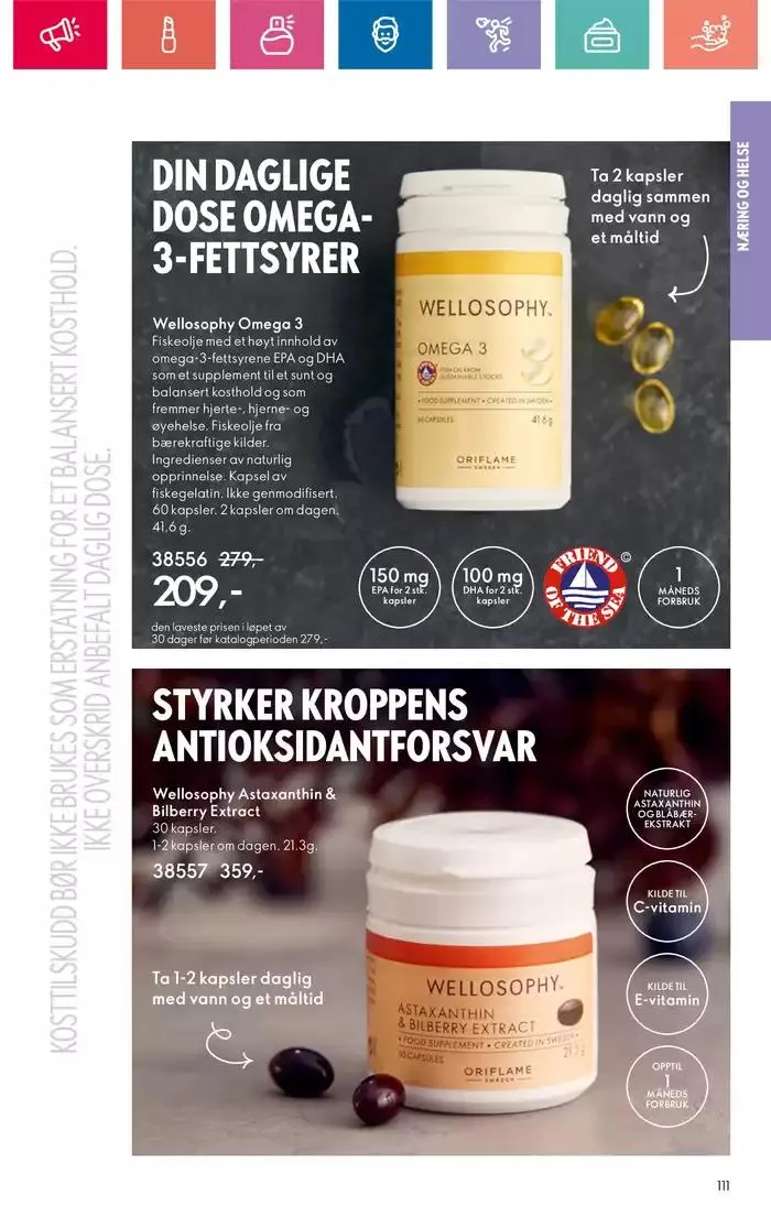 ORIFLAME Kundeavis fra 26. oktober til 9. november 2024 - kundeavisside 111