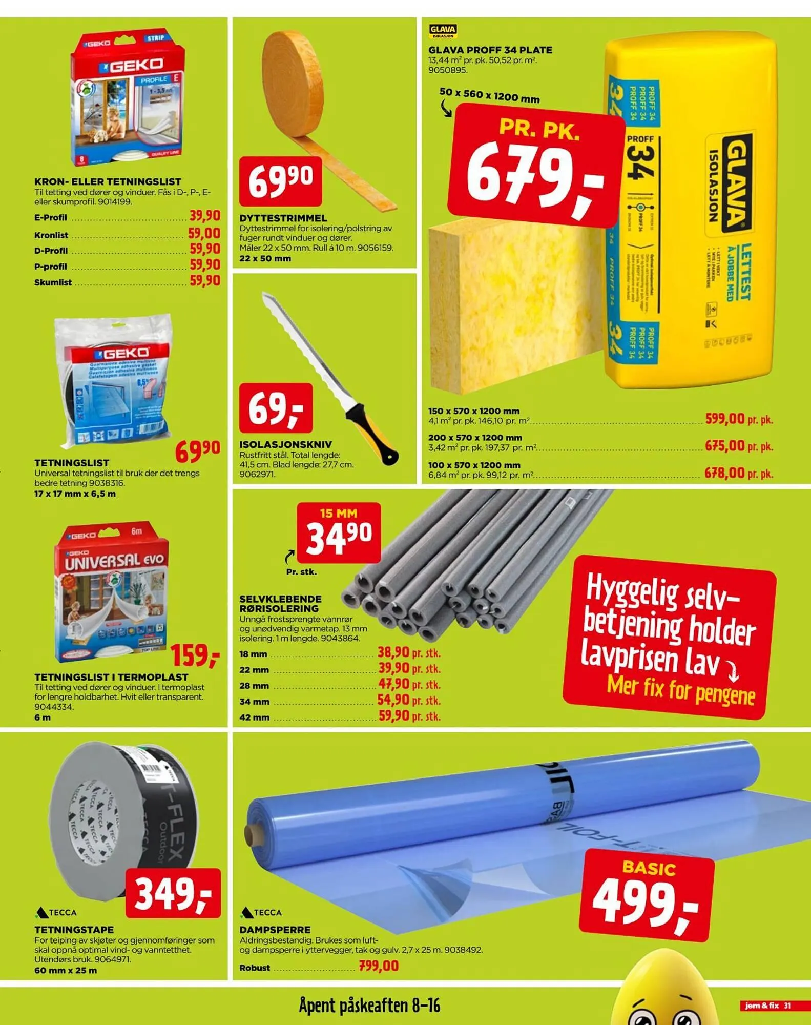 Jem & fix kundeavis fra 22. mars til 5. april 2026 - kundeavisside 31