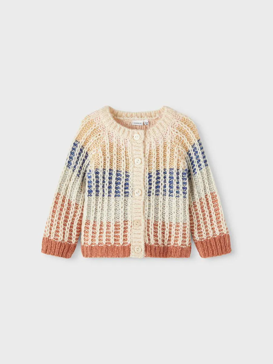 LANGERMET STRIKKET CARDIGAN
