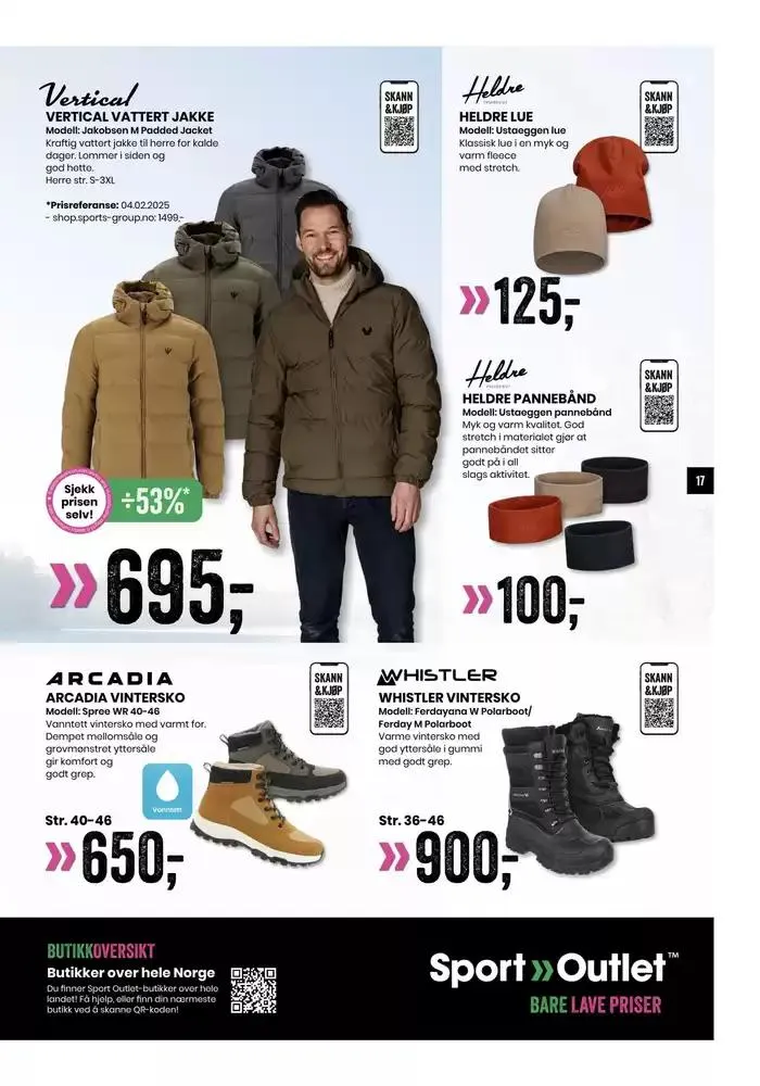 Folder Sport Outlet fra 21. februar til 7. mars 2025 - kundeavisside 17