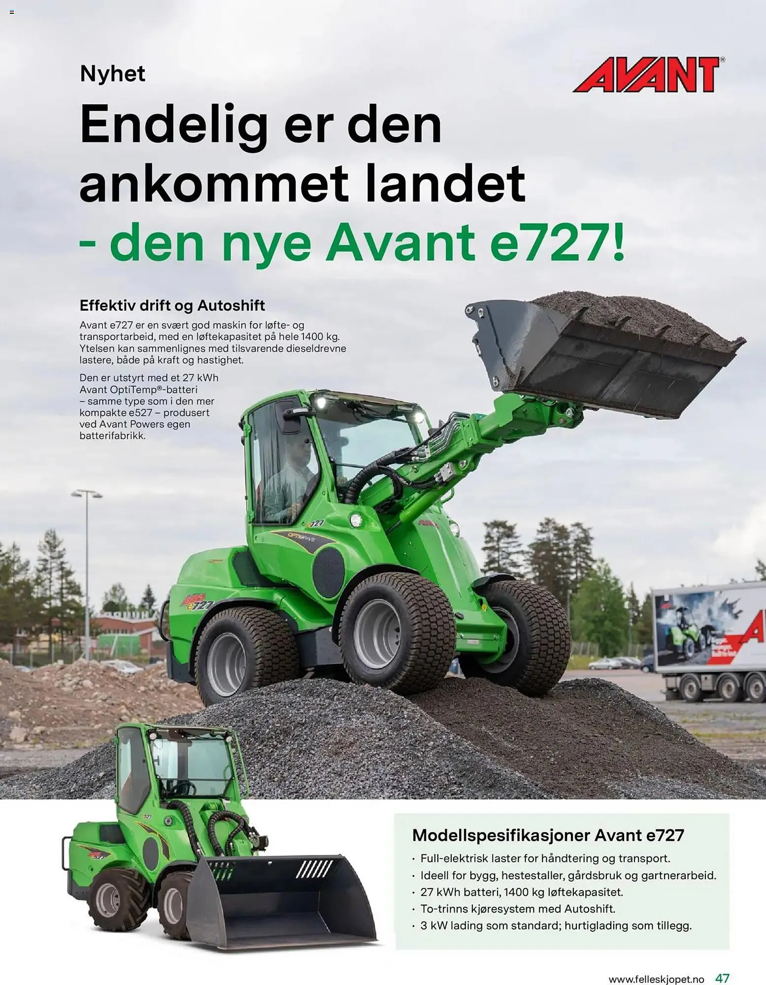 Felleskjøpet kundeavis fra 18. mars til 31. desember 2026 - kundeavisside 47