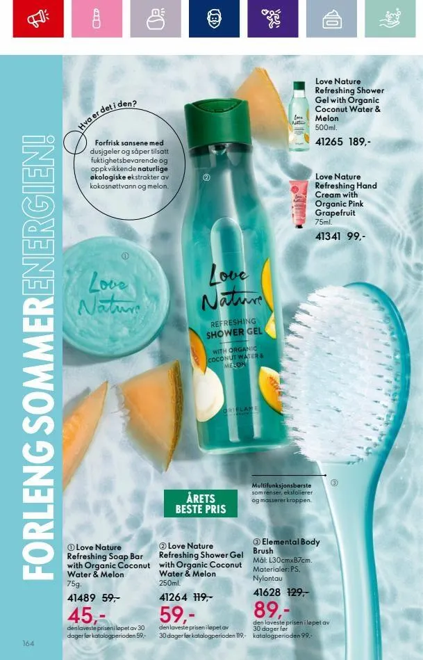 Oriflame kundeavis til 12.09.2023 fra 31. august til 12. september 2023 - kundeavisside 164