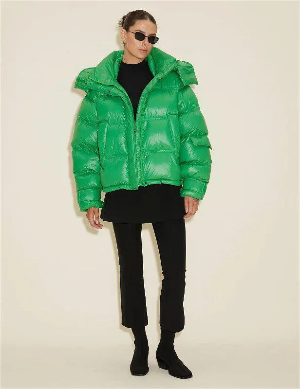 Steilia Short Down Jacket Green