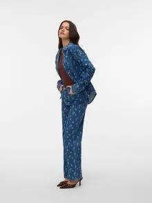 VMTESSA Høyt snitt Wide Leg Fit Jeans