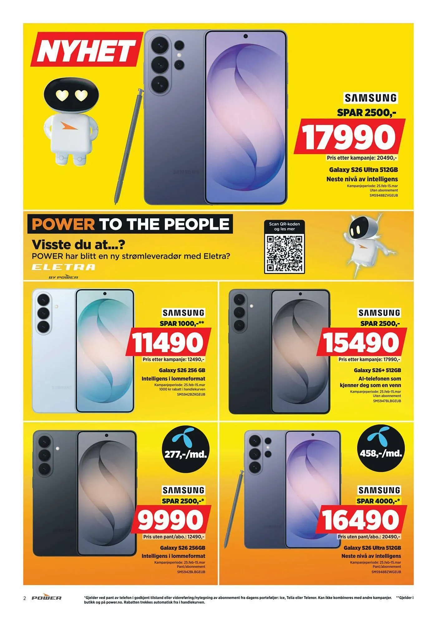 POWER kundeavis fra 2. mars til 8. mars 2026 - kundeavisside 2