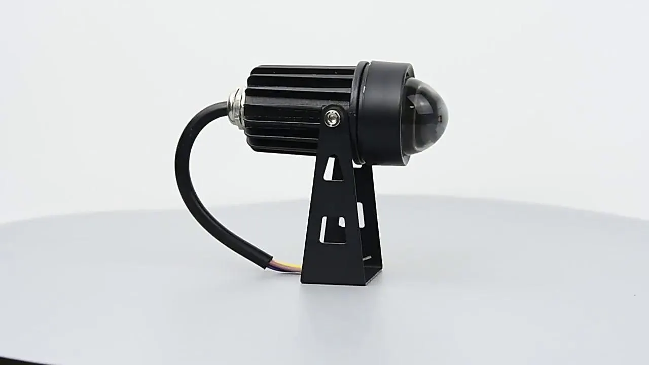 Foco led para exteriores 5w iluminación de paisaje 220v rojo verde azul rgb luz de pared ip66 impermeable luces de un haz