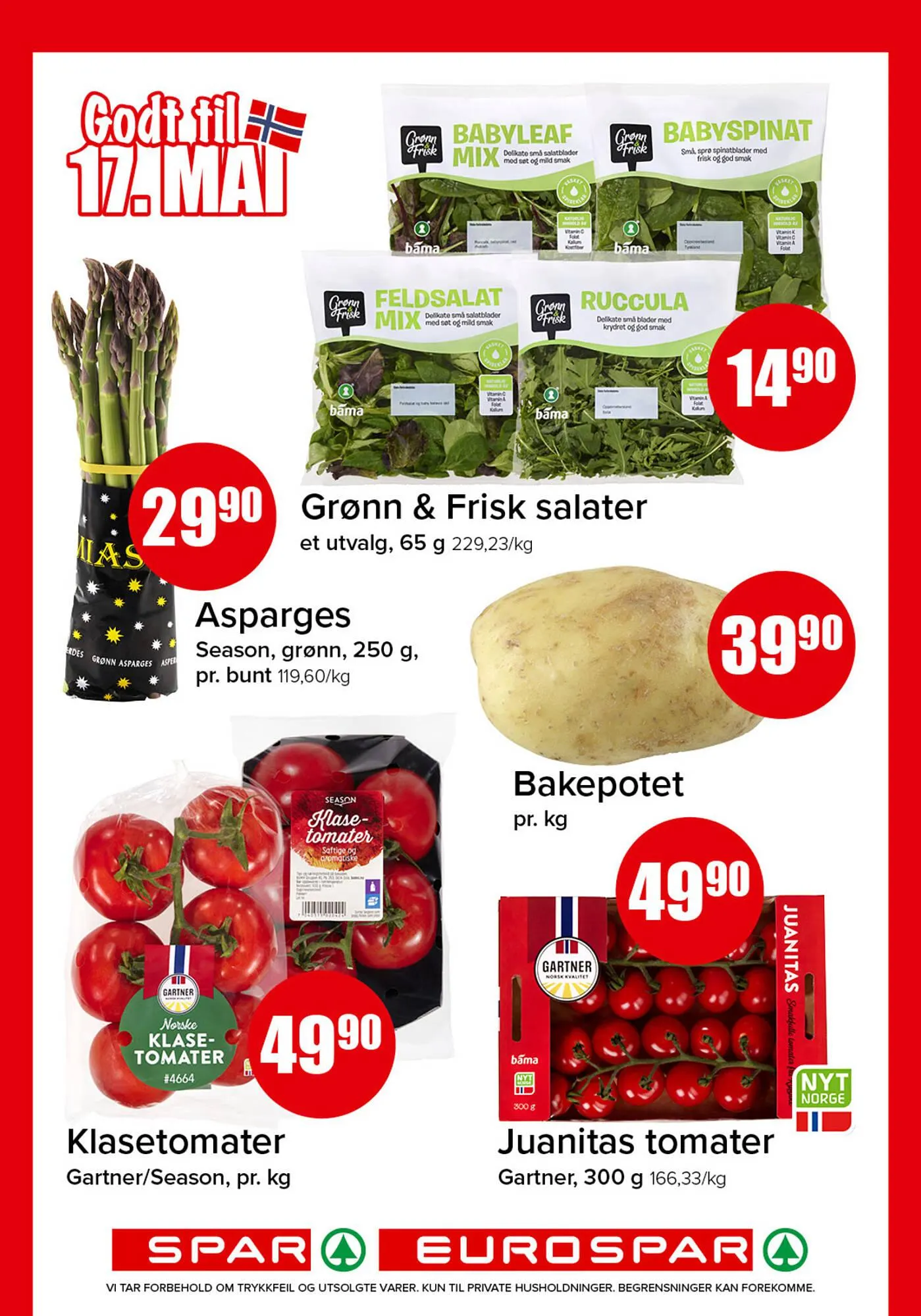 Eurospar kundeavis fra 11. mai til 17. mai 2026 - kundeavisside 5