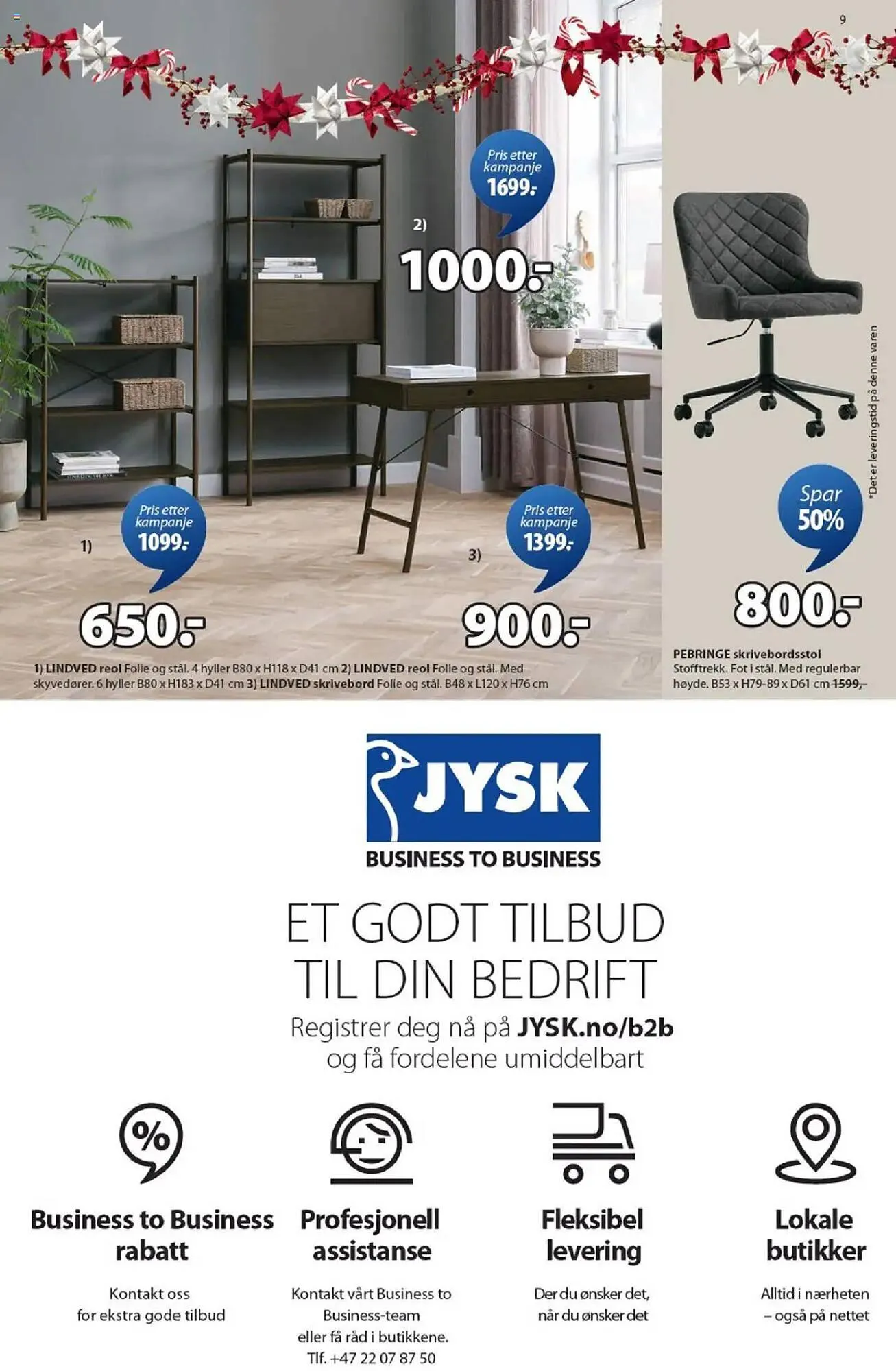 JYSK kundeavis fra 20. oktober til 1. november 2025 - kundeavisside 9