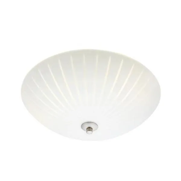 Markslöjd Plafond cut 2l 35cm hvit glass