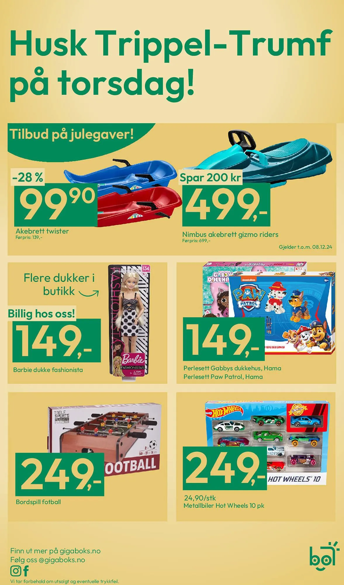 Gigaboks Kundeavis fra 2. desember til 31. desember 2024 - kundeavisside 9