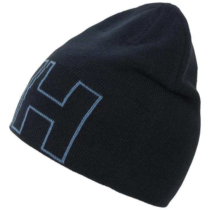 Outline Beanie, lue barn , Mørk blå