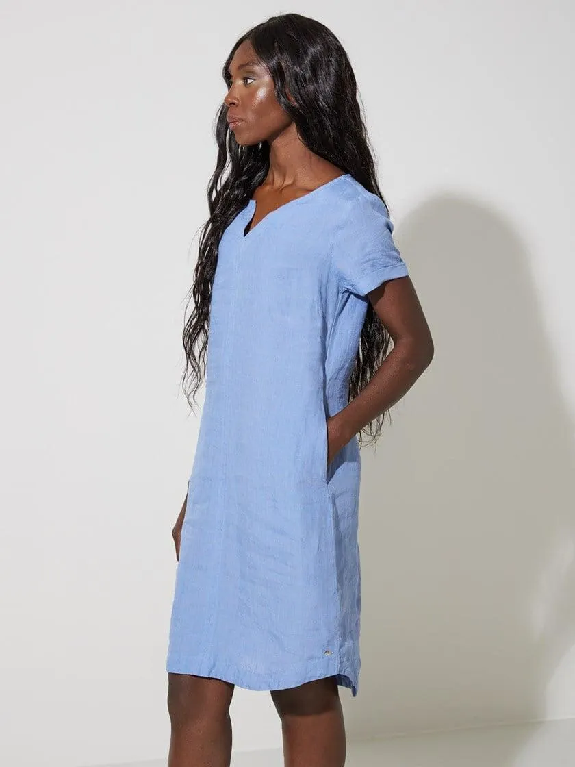 Odila kjole Country Blue