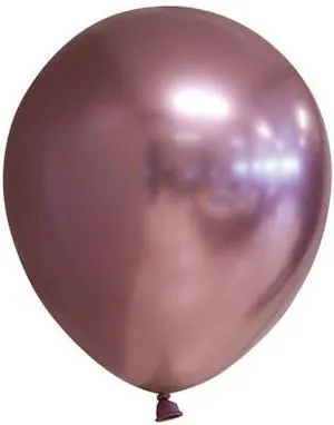 10 stk 30 cm - Rose Gullfargede Glossy Mirror Ballonger