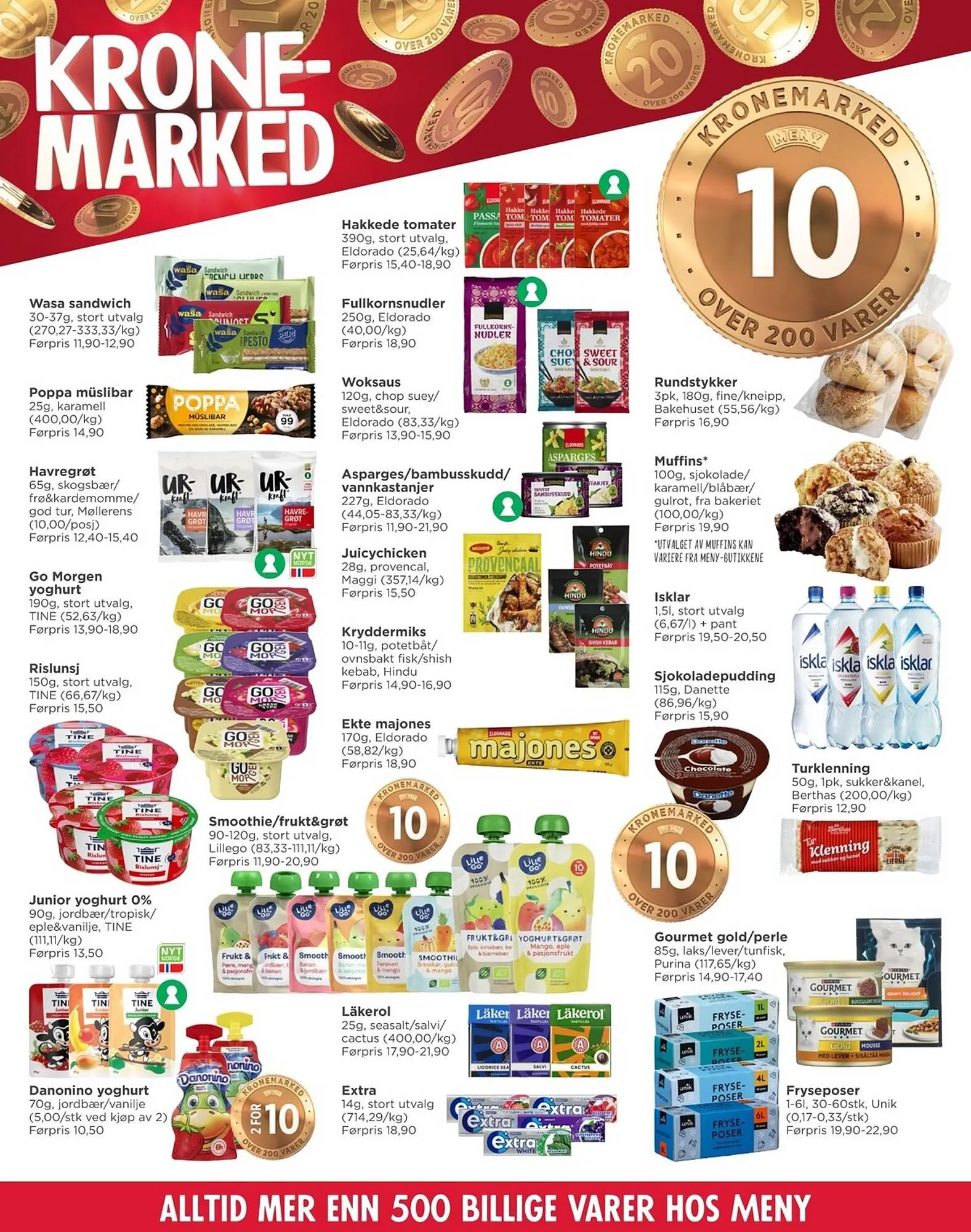 Meny kundeavis fra 5. januar til 10. januar 2026 - kundeavisside 2