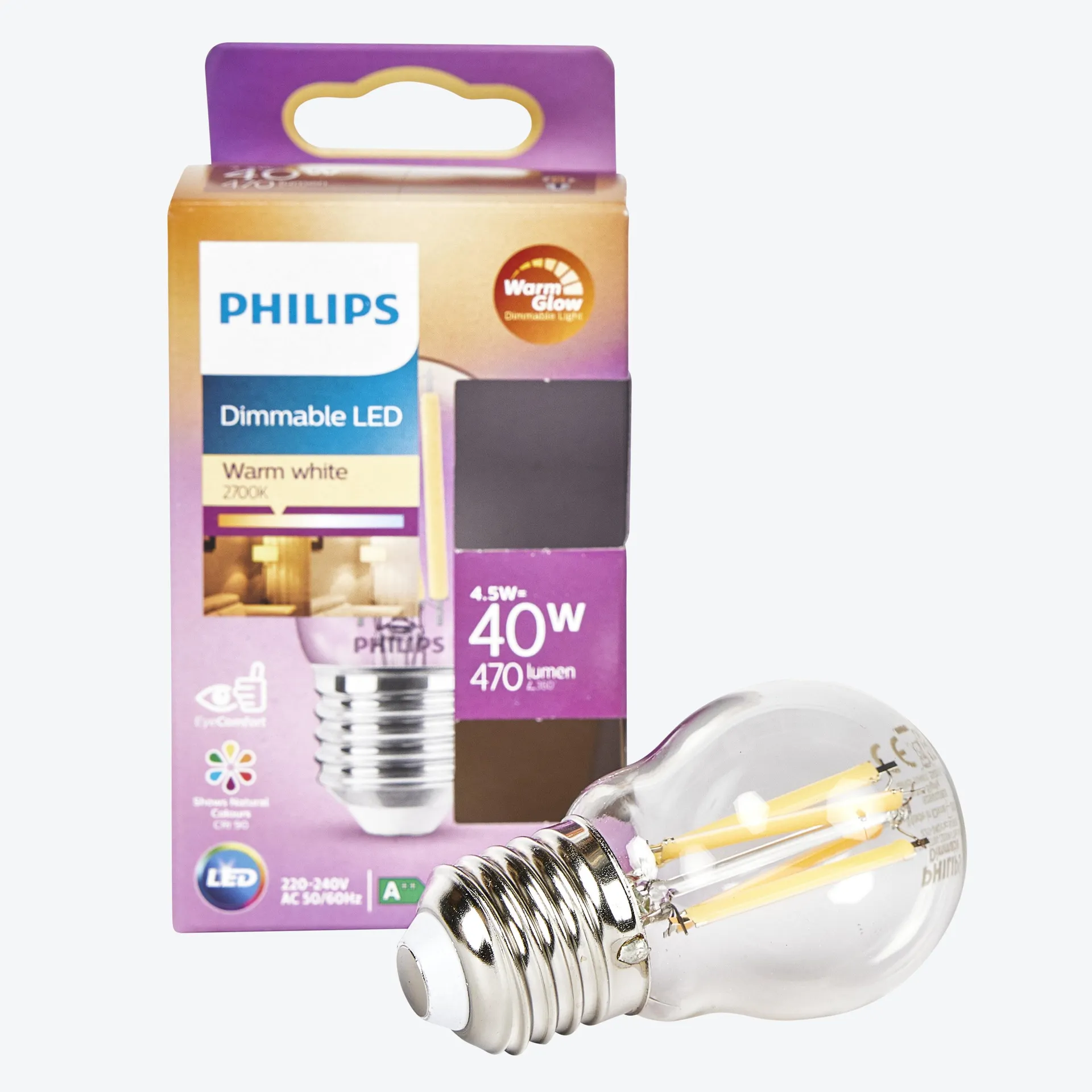 Philips LED classic 40W Lyskilde