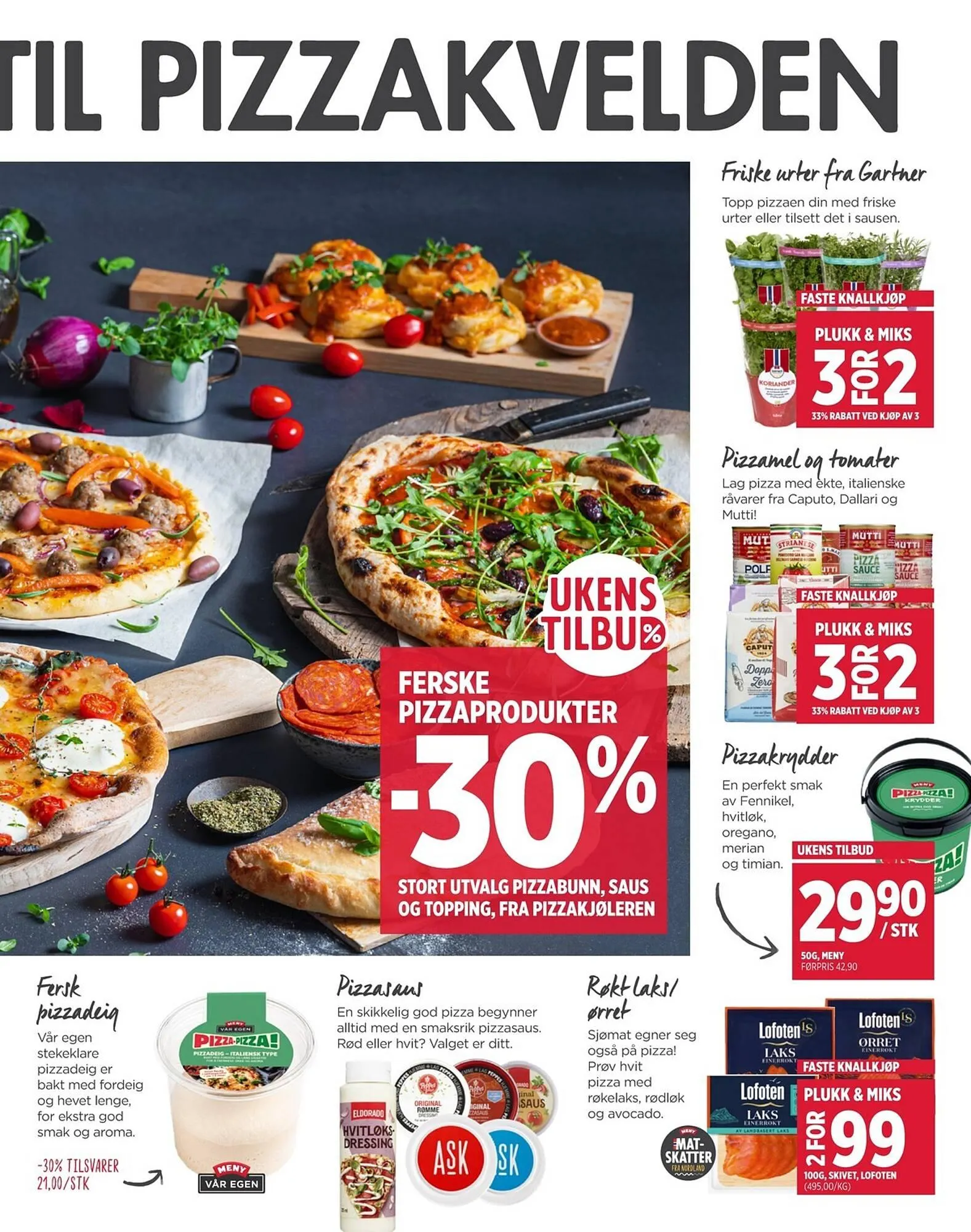 Meny kundeavis fra 6. april til 11. april 2026 - kundeavisside 3