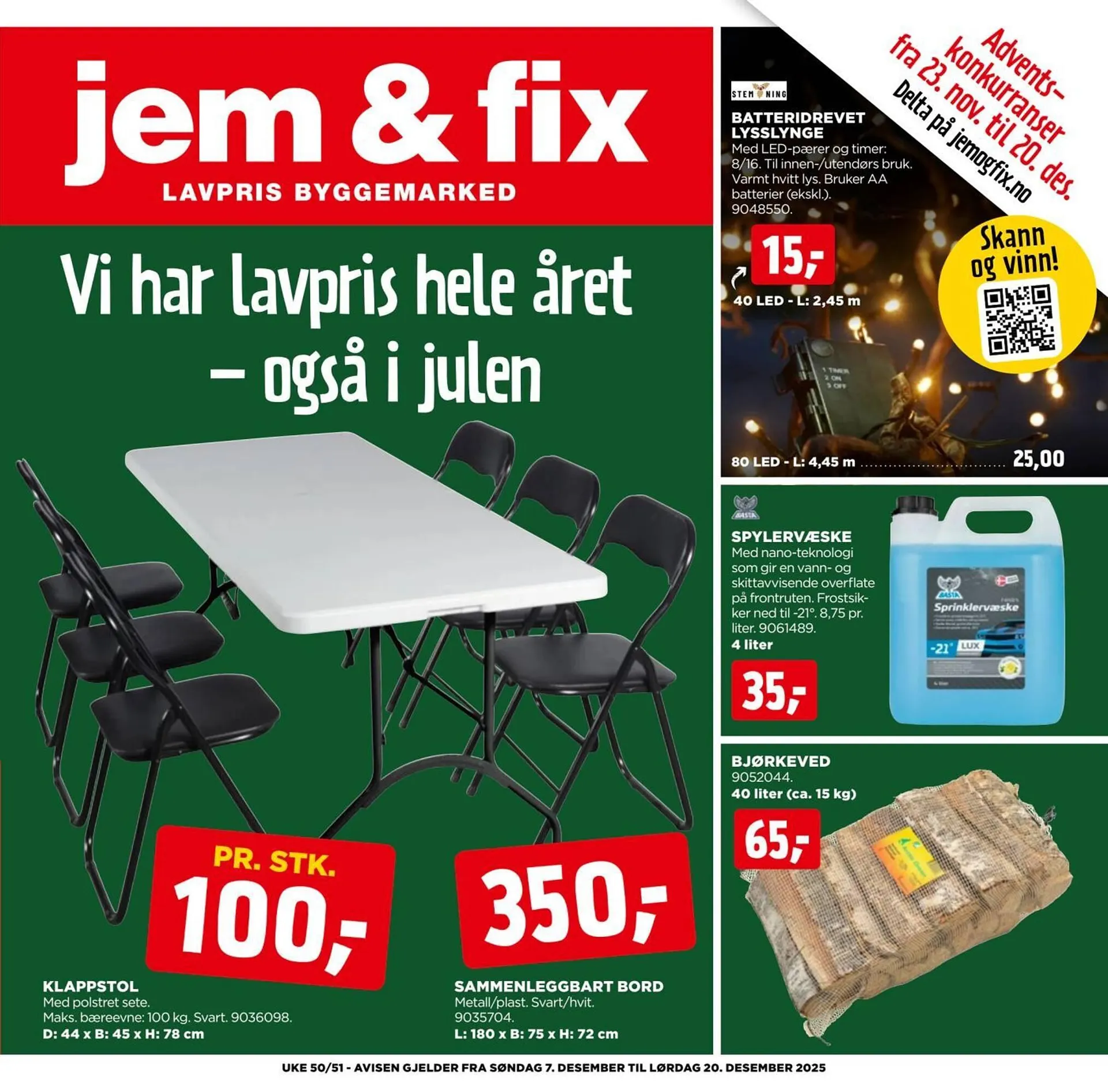 Jem & fix kundeavis fra 7. desember til 21. desember 2025 - kundeavisside 1