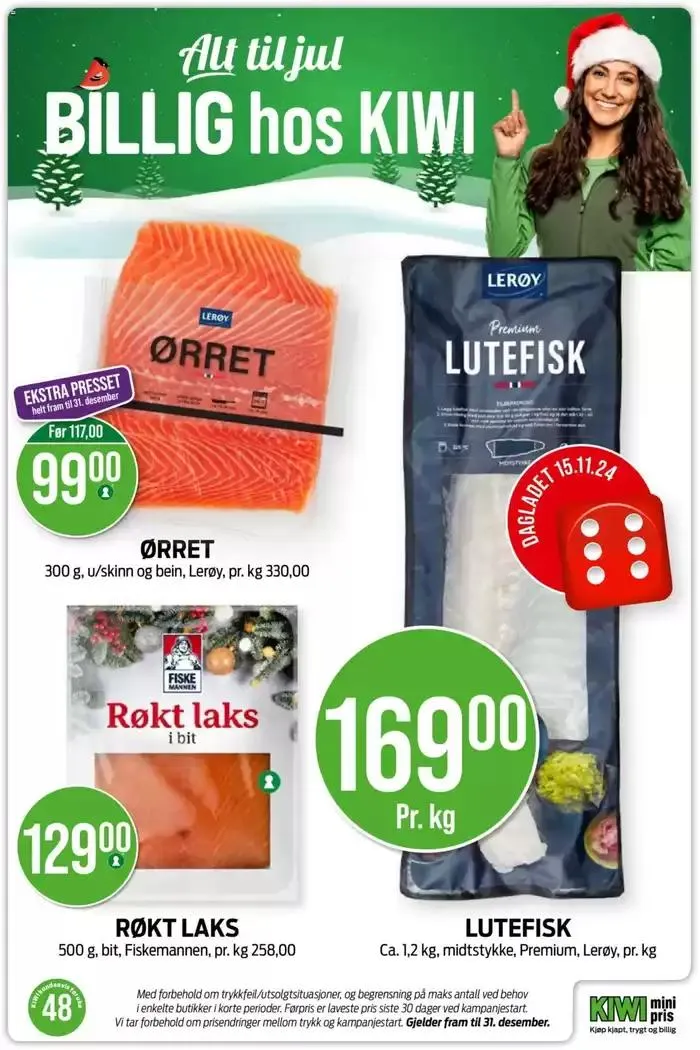 Kiwi Kundeavis fra 25. november til 1. desember 2024 - kundeavisside 23