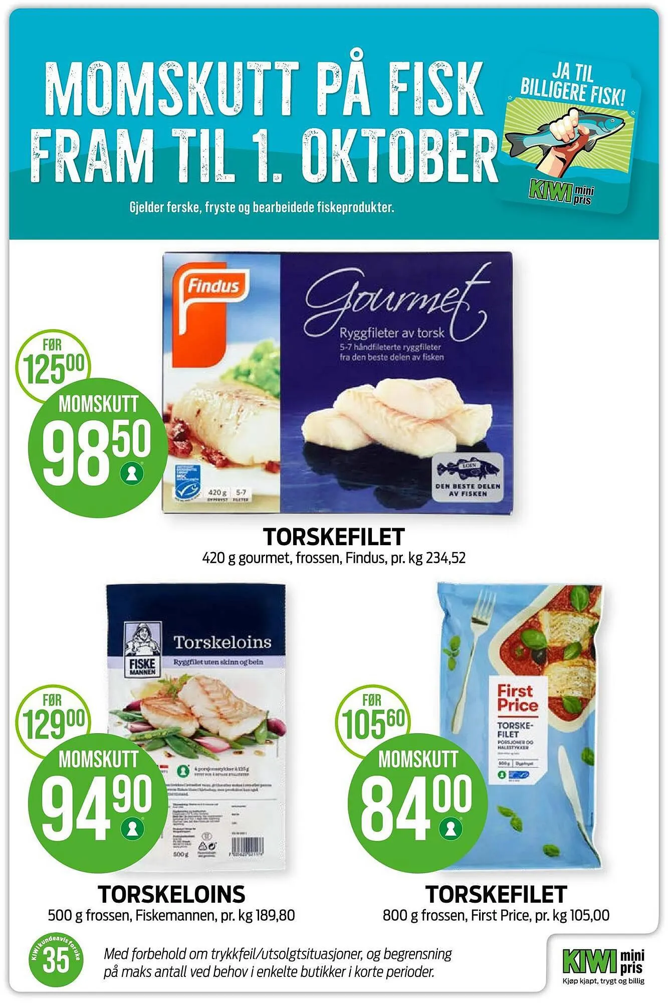 Kiwi Kundeavis fra 27. august til 3. september 2023 - kundeavisside 7