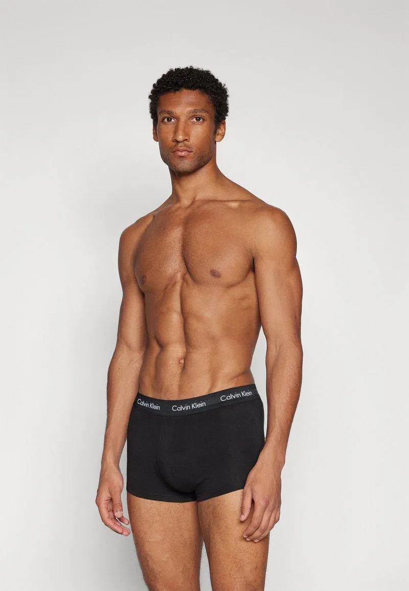 LOW RISE TRUNK 5 PACK COTTON STRETCH - Boxers - black