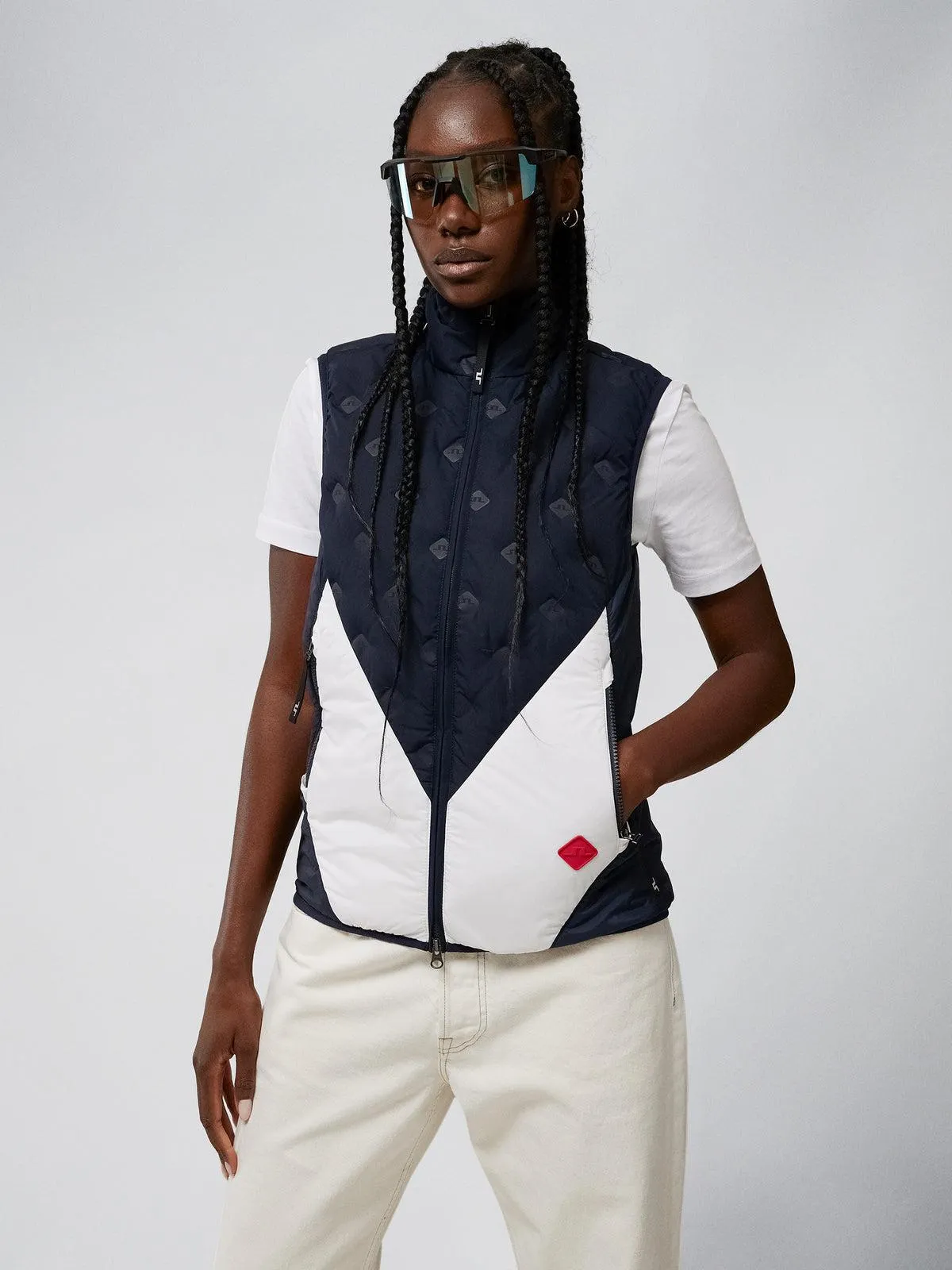 W Rosetta Hybrid Vest JL Navy