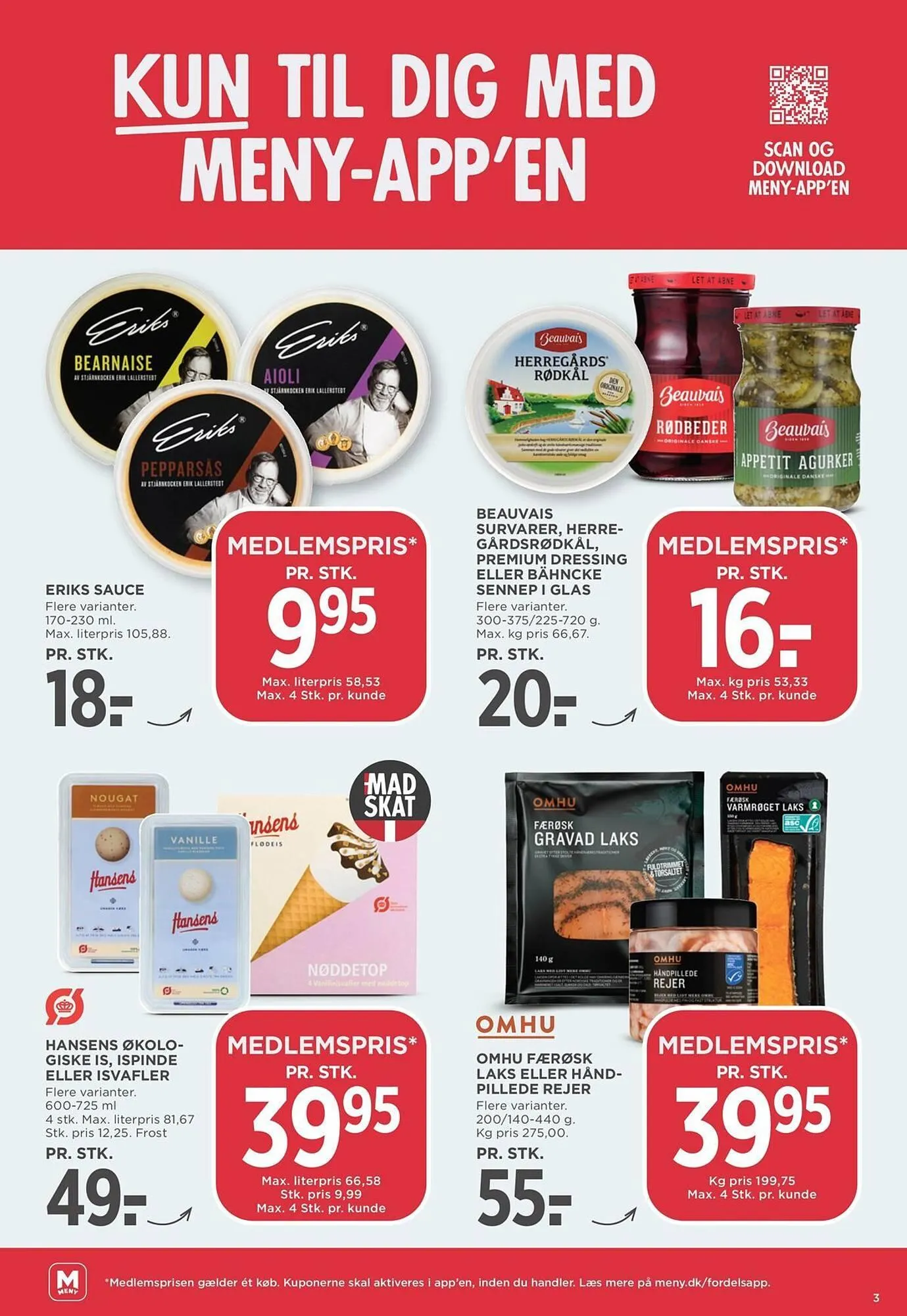 Meny kundeavis fra 27. mars til 4. april 2026 - kundeavisside 3