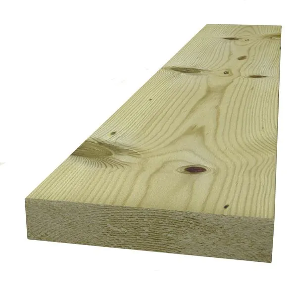 Terrassebord Furu impregnert 28x120x5400