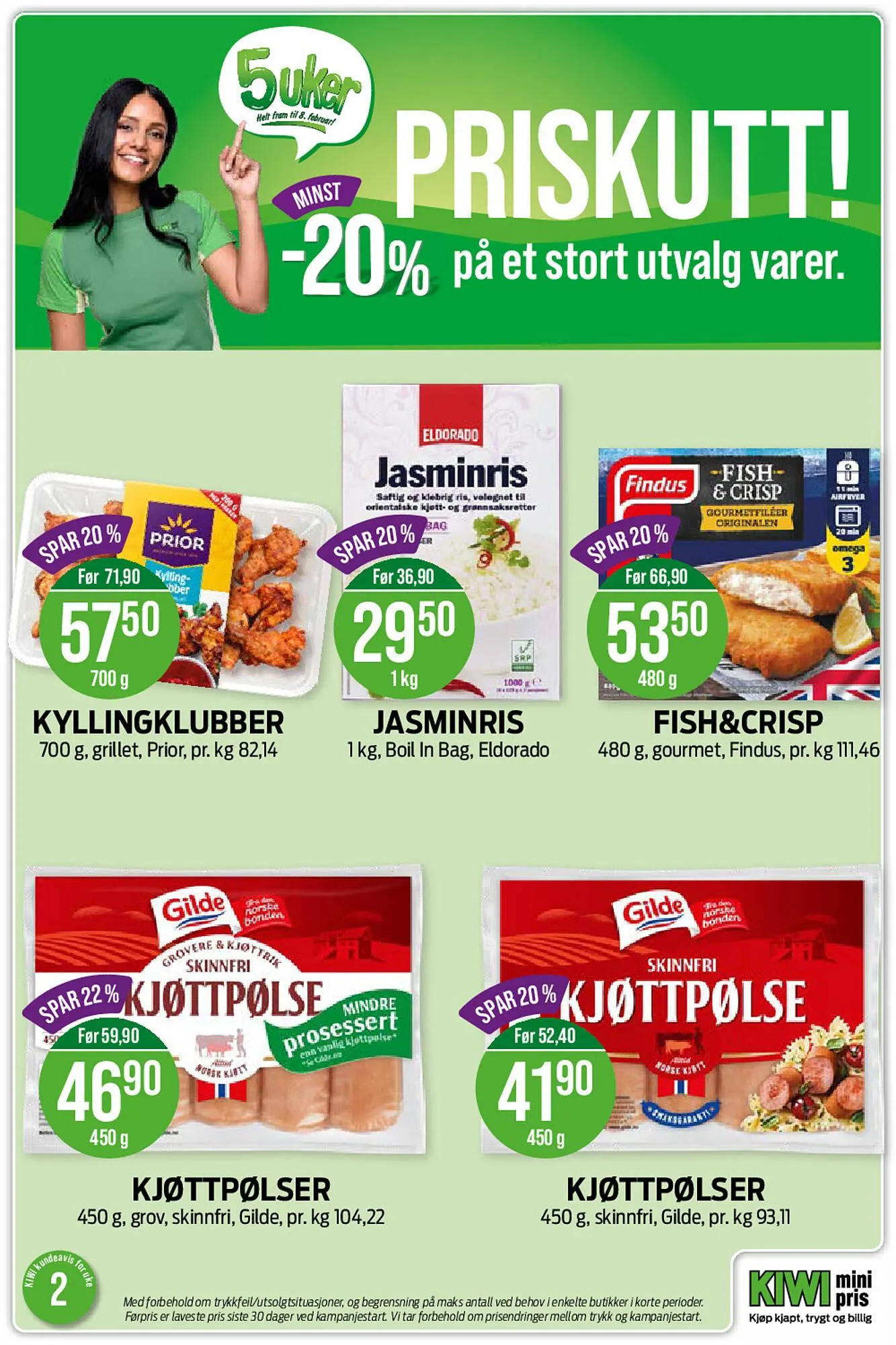 Kiwi kundeavis fra 5. januar til 11. januar 2026 - kundeavisside 16