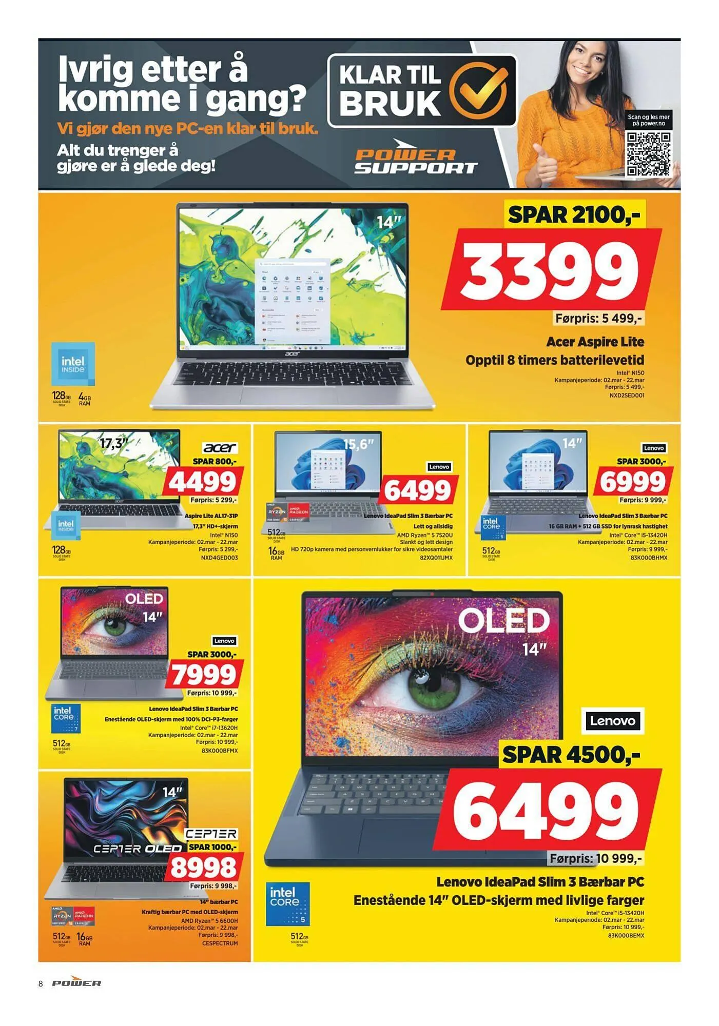 POWER kundeavis fra 2. mars til 8. mars 2026 - kundeavisside 8