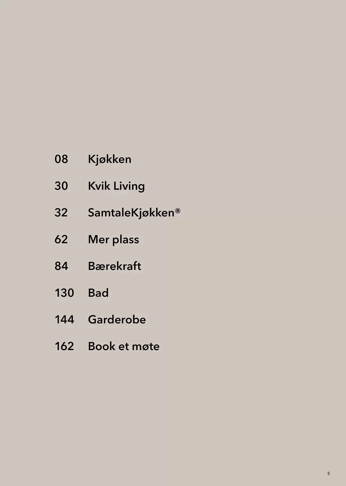 Kvik Kjøkken Kundeavis fra 5. mars til 19. mars 2025 - kundeavisside 5