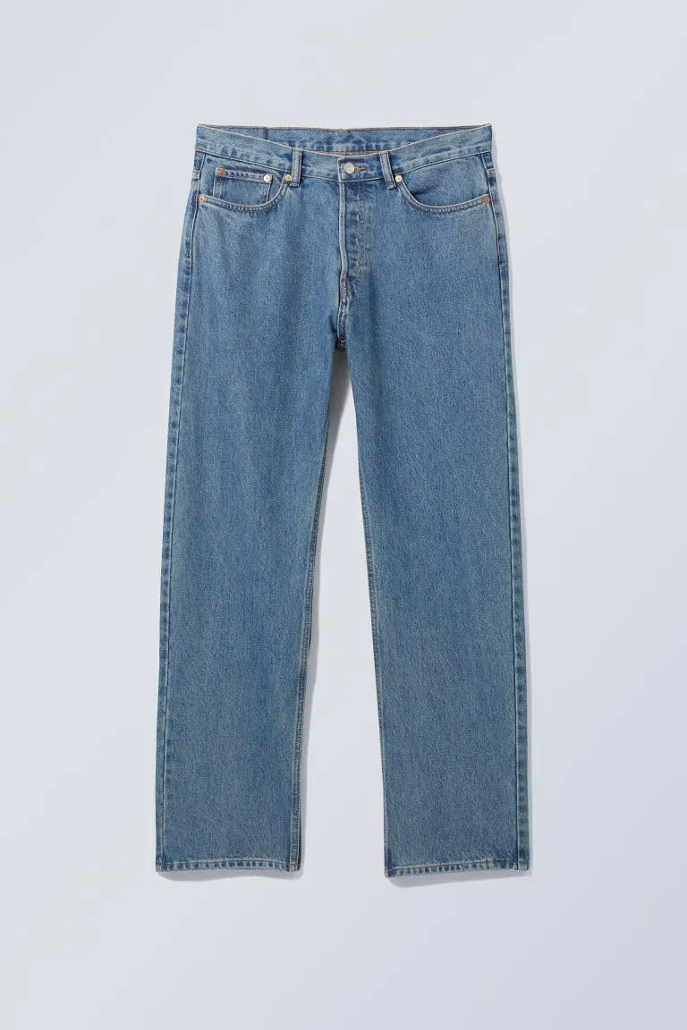 Space avslappet rett jeans