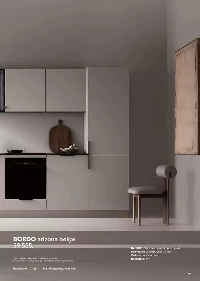 kvik kjøkken Lookbook. fra 5. mars til 19. mars 2025 - kundeavisside 49