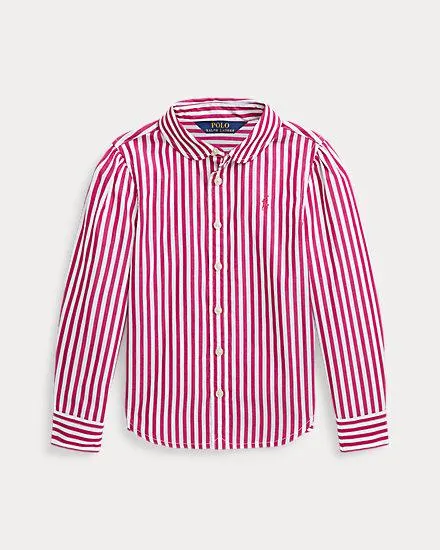 Striped Cotton Poplin Shirt