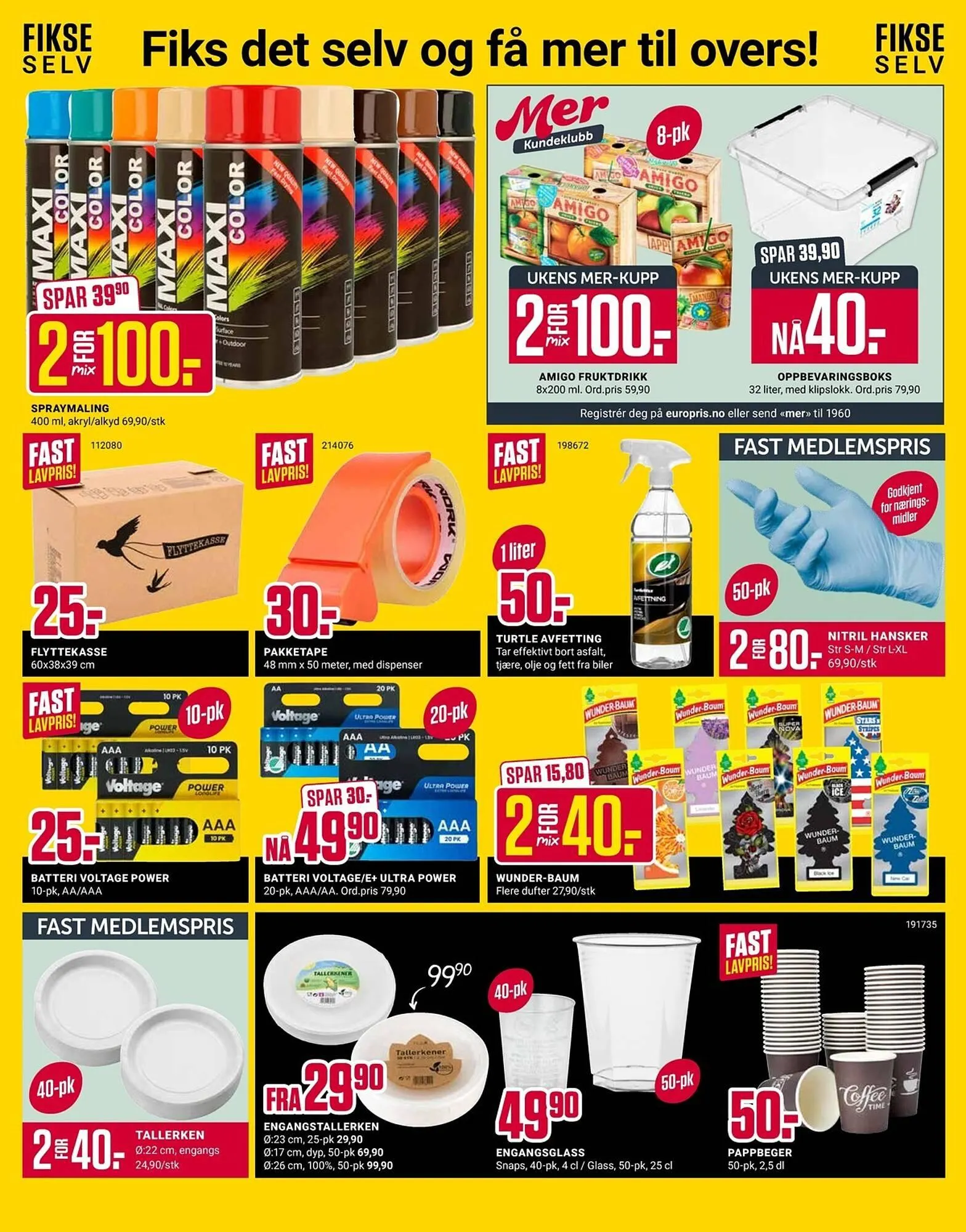 Europris kundeavis fra 16. februar til 21. februar 2026 - kundeavisside 12