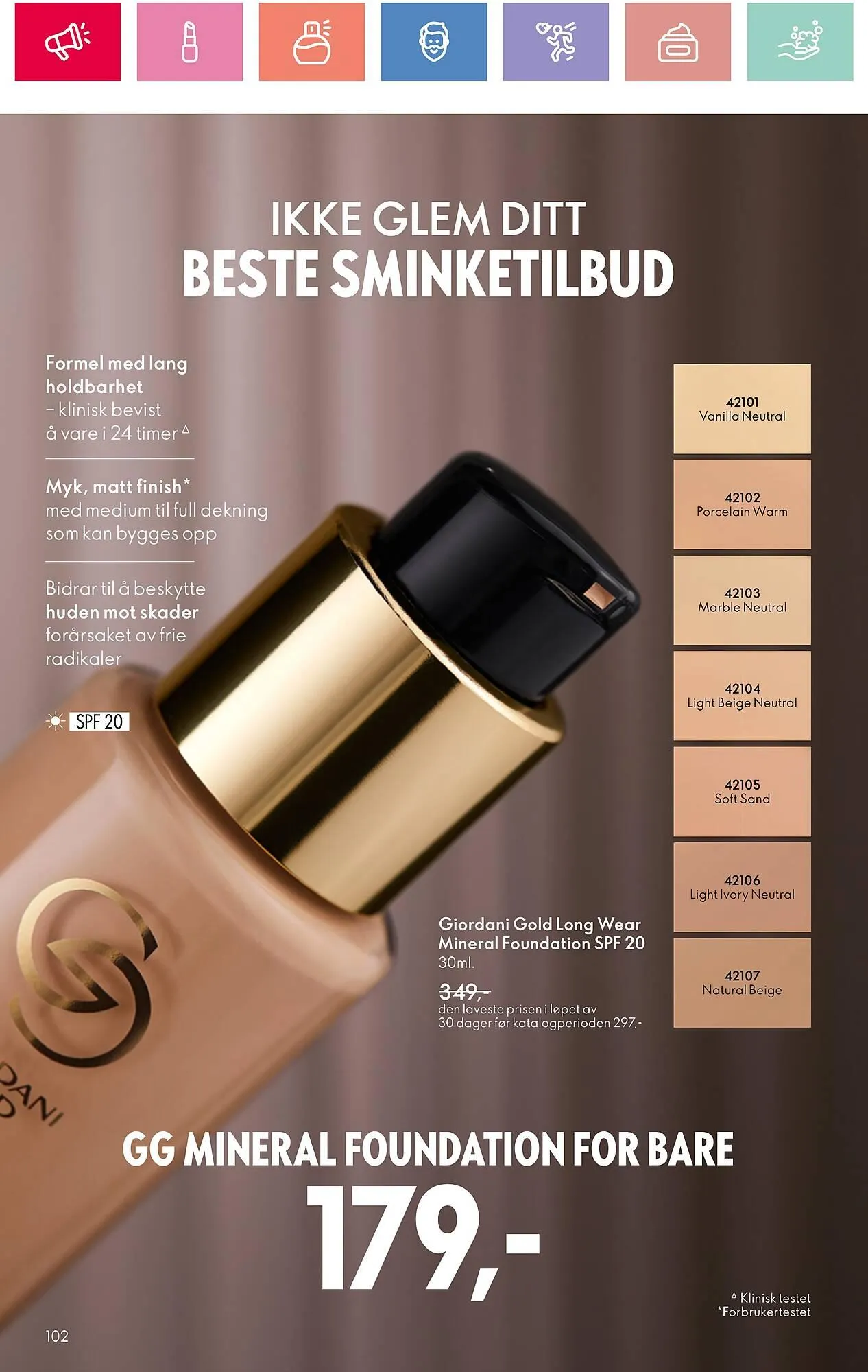 Oriflame Kundeavis fra 5. januar til 25. januar 2025 - kundeavisside 102
