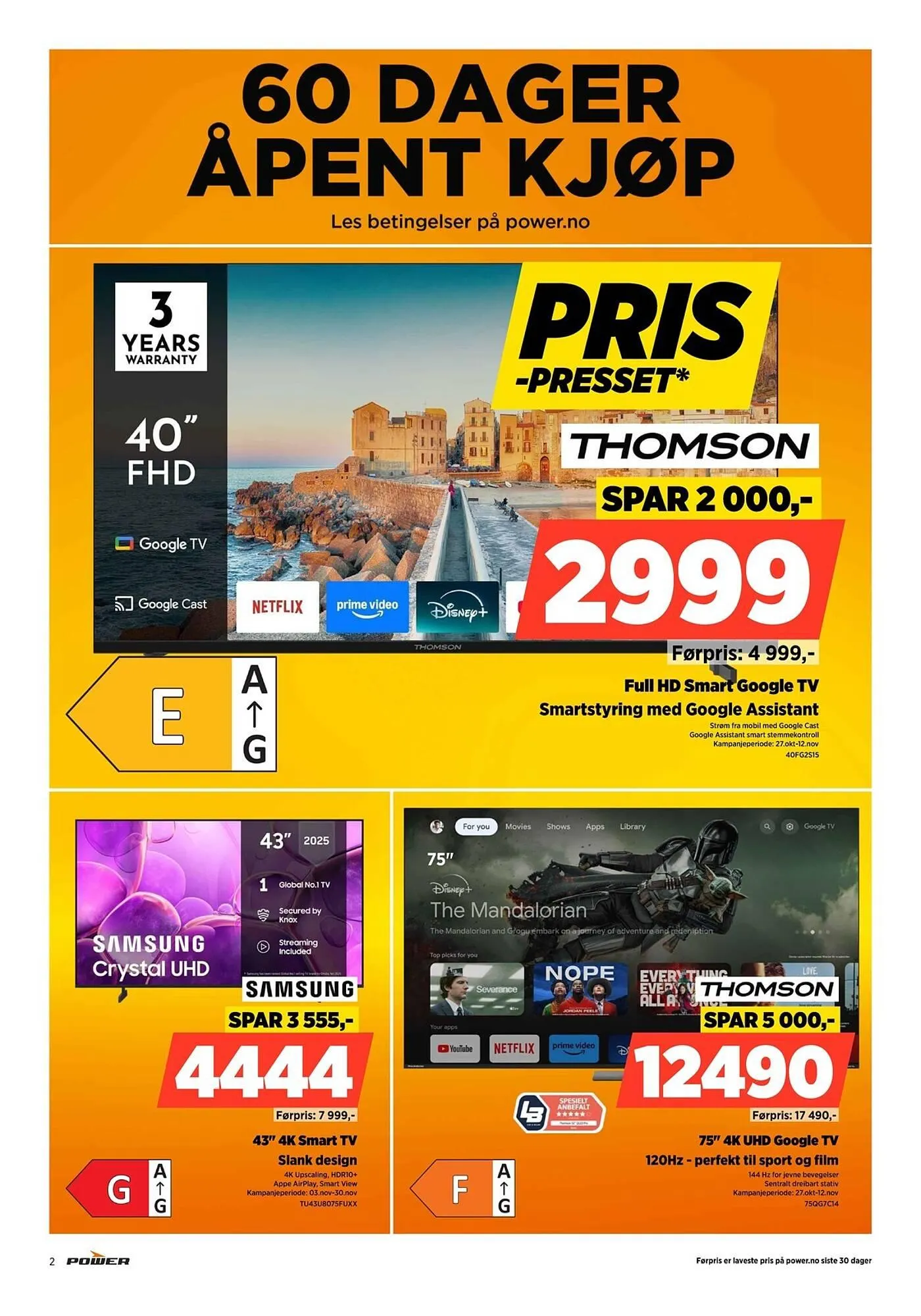 POWER kundeavis fra 10. november til 16. november 2025 - kundeavisside 2